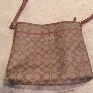 Coach file cross body purse